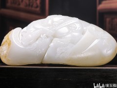 “「璞玉雅藏」洒金皮和田玉独籽料